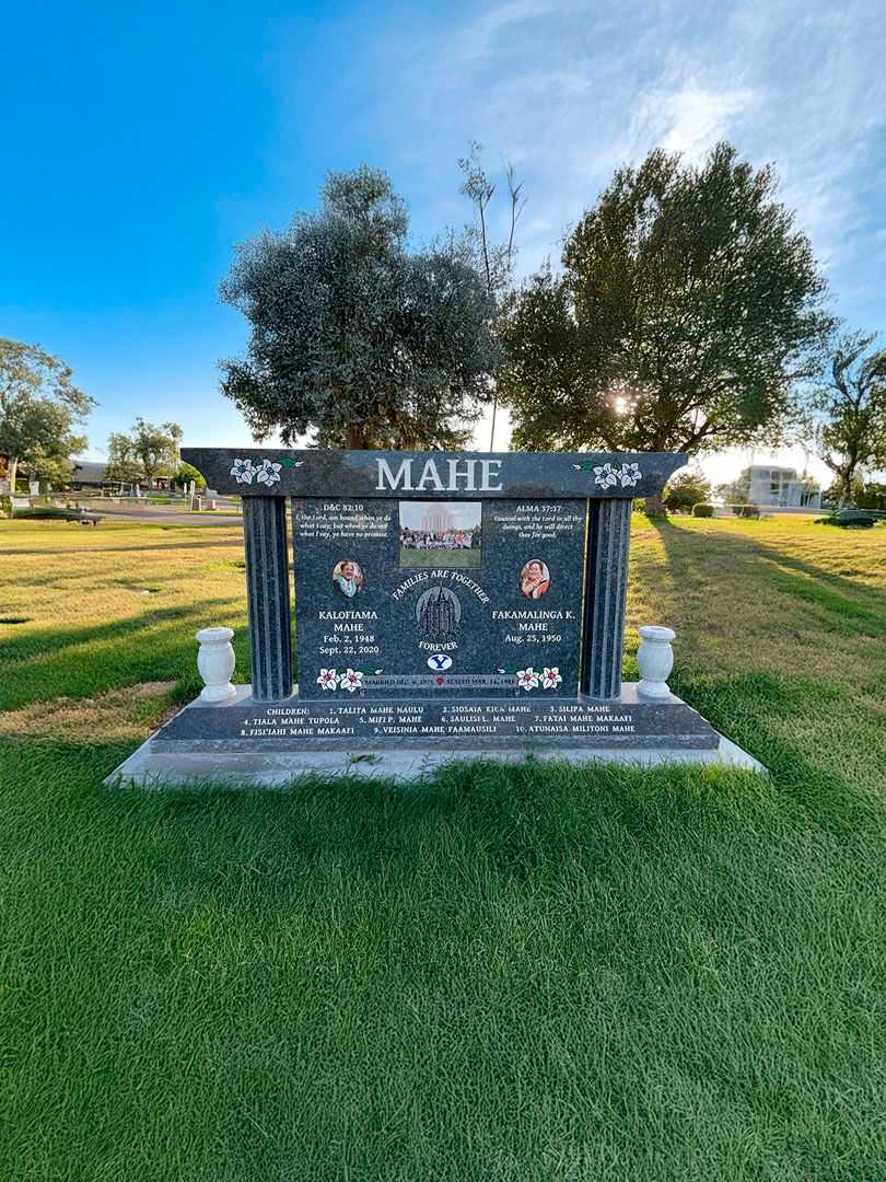 Kalofiama Mahe's grave. Photo 2