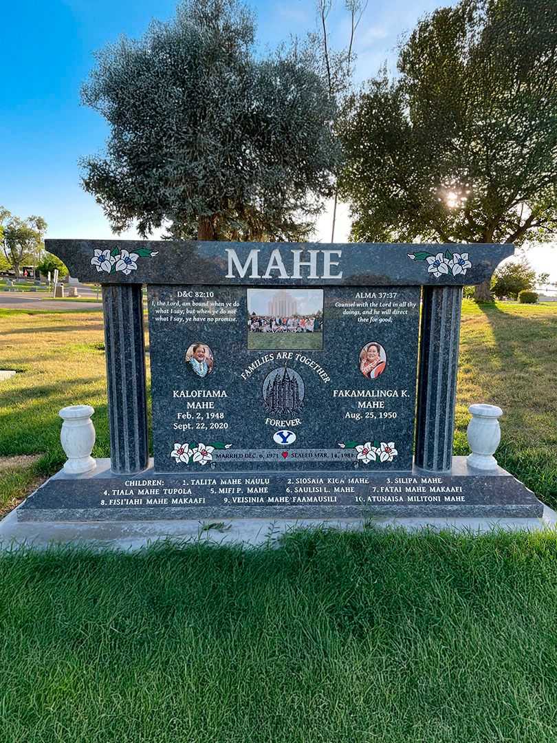 Kalofiama Mahe's grave. Photo 1