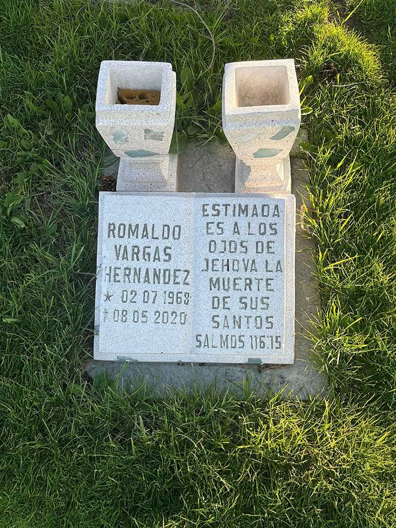 Romaldo Vargas Hernandez's grave. Photo 1